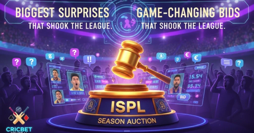 ISPL Season Auction: Biggest Surprises and Game-Changing Bids That Shook the League