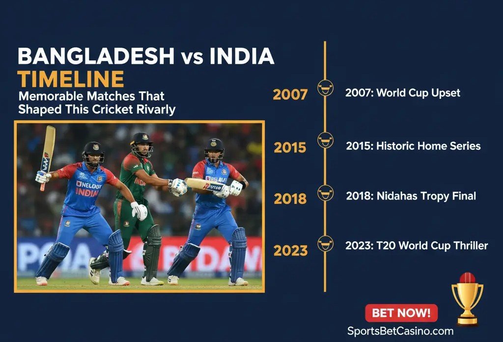 bangladesh national cricket team vs india national cricket team timeline