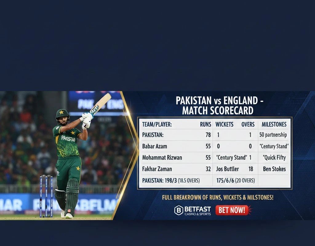 pakistan national cricket team vs england cricket team match scorecard