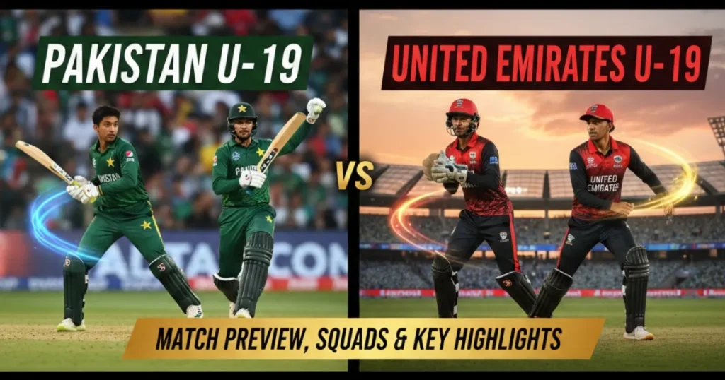 pakistan u-19 vs united arab emirates u-19