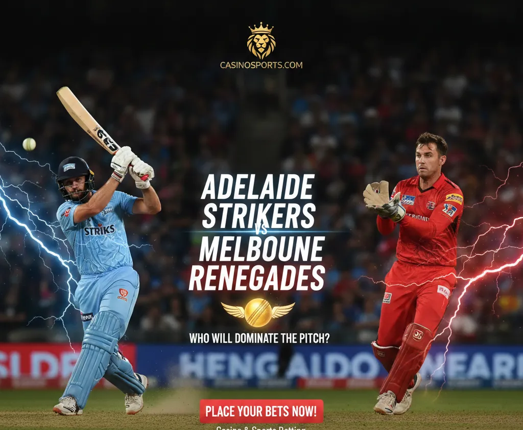 Adelaide Strikers vs Melbourne Renegades – Who Will Dominate the Pitch?