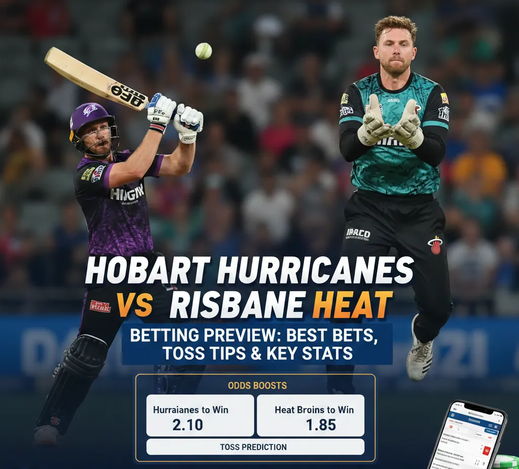 Hobart Hurricanes vs Brisbane Heat Betting Preview: Best Bets, Toss Tips & Key Stats