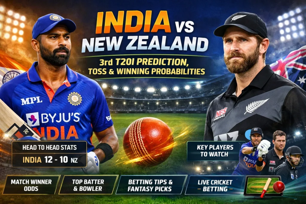 India vs New Zealand 3rd T20I