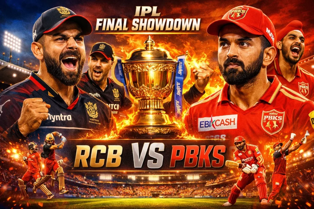 RCB vs PBKS Timeline